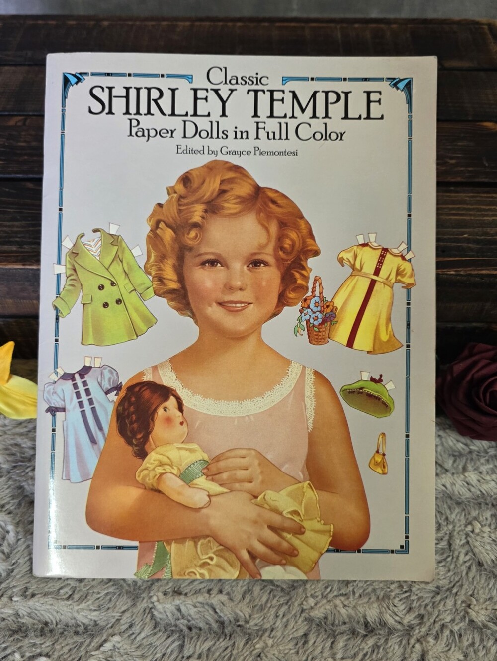 Vintage Classic Shirley Temple Paper Dolls in Full Color Book